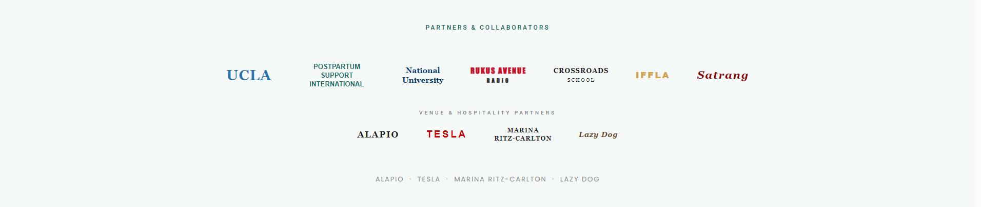 JiVA Mental Health partners and collaborators